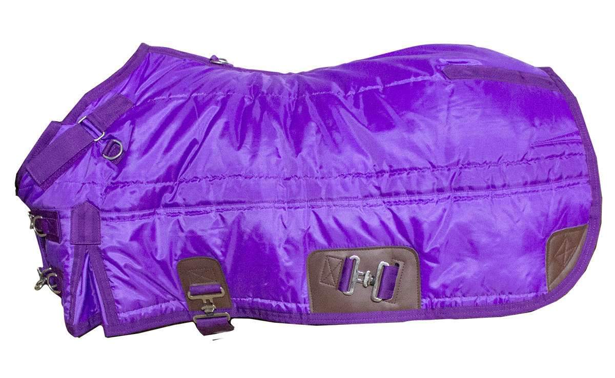 Derby Originals Wind Storm West Coast 420D Medium Weight Winter Mini Horse Pony Stable Blanket purple color