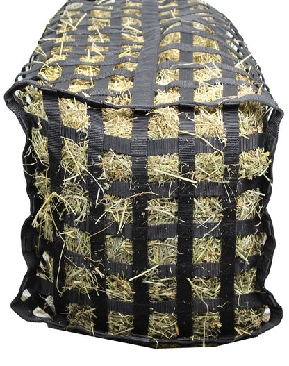 Derby Originals XL Go Around Slow Feeder Horse Hay Bag with Super Tough Bottom black