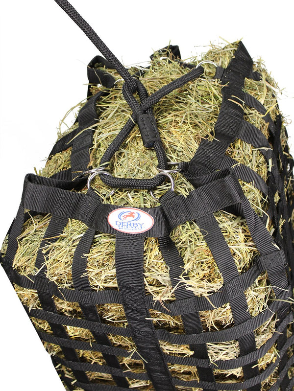 Derby Originals XL Go Around Slow Feeder Horse Hay Bag with Super Tough Bottom and 1 Year Warranty