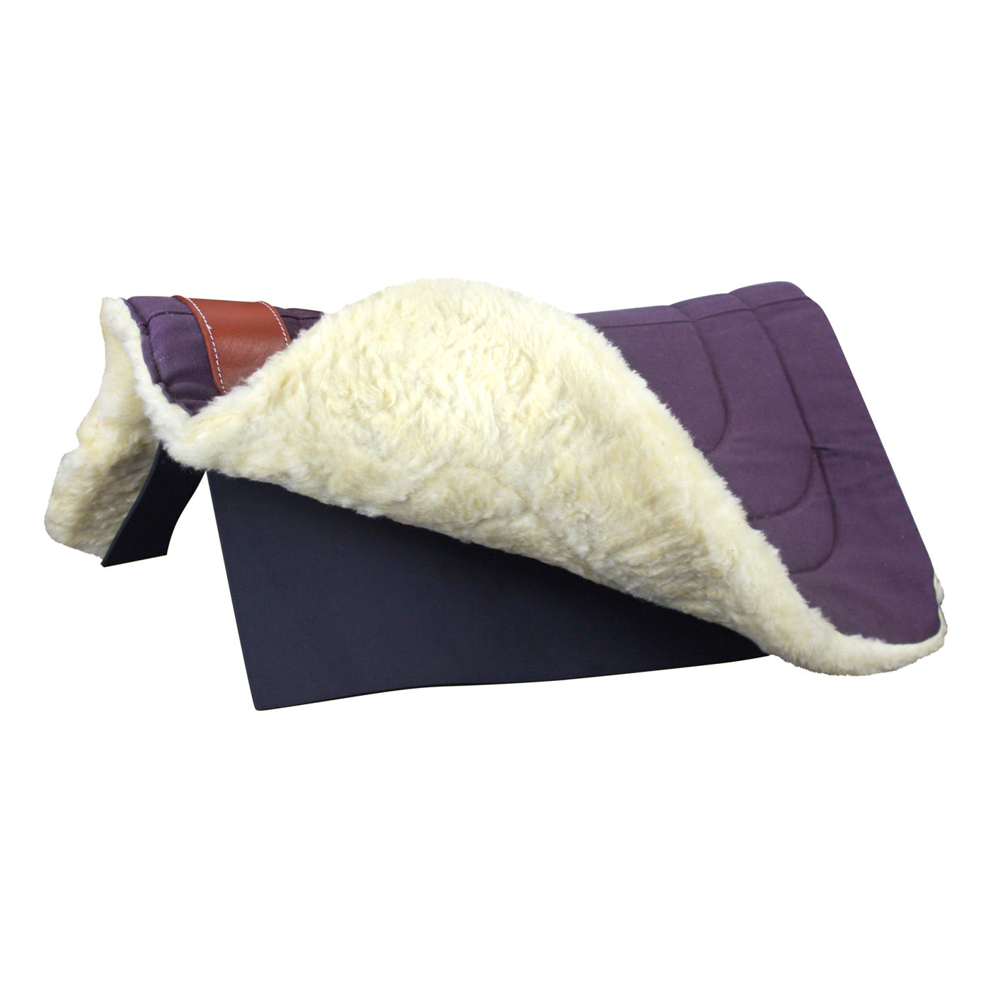 Derby Originals Universal Non-Slip Neoprene English Saddle Pad Purple